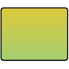 Gradient Yellow Green Fleece Blanket (medium)  by ddcreations