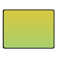 Gradient Yellow Green Fleece Blanket (small) by ddcreations