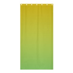 Gradient Yellow Green Shower Curtain 36  X 72  (stall)  by ddcreations