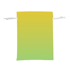 Gradient Yellow Green Lightweight Drawstring Pouch (m) by ddcreations