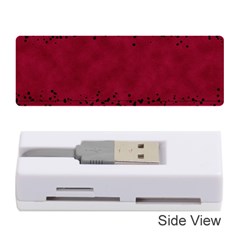 Black Splashes On Red Background Memory Card Reader (stick) by SychEva