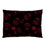 Red Sponge Prints On Black Background Pillow Case 26.62 x18.9  Pillow Case