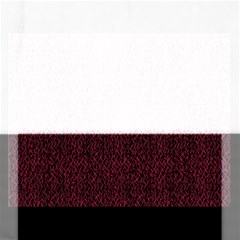 Red Curve Stripes On Black Background Rectangular Jigsaw Puzzl by SychEva