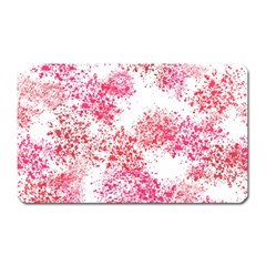 Red Splashes On A White Background Magnet (rectangular) by SychEva