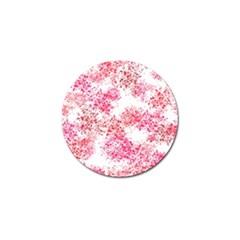 Red Splashes On A White Background Golf Ball Marker (10 Pack) by SychEva