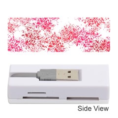 Red Splashes On A White Background Memory Card Reader (stick) by SychEva