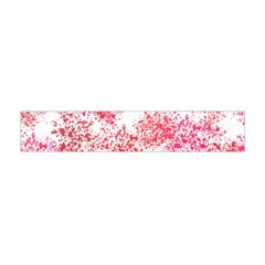 Red Splashes On A White Background Flano Scarf (mini) by SychEva