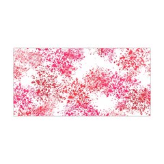 Red Splashes On A White Background Yoga Headband by SychEva