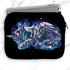 Galactic Kitten Apple Ipad Zippered Sleeve by Catofmosttrades