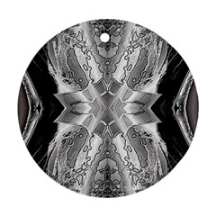 Compressed Carbon Ornament (round) by MRNStudios