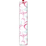 Red And Turquoise Stains On A White Background Large Book Marks Front