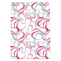 Red And Turquoise Stains On A White Background Removable Flap Cover (l) by SychEva