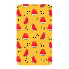 Slices Of Juicy Red Watermelon On A Yellow Background Memory Card Reader (Rectangular)