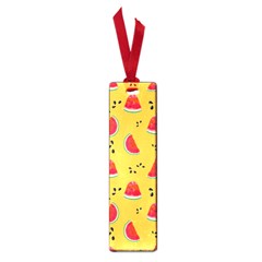 Slices Of Juicy Red Watermelon On A Yellow Background Small Book Marks