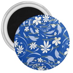 Folk Flowers Pattern 3  Magnets by Eskimos