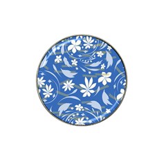 Folk Flowers Pattern Hat Clip Ball Marker (4 Pack) by Eskimos