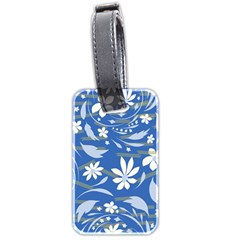 Folk Flowers Pattern Luggage Tag (two Sides) by Eskimos