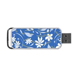 Folk Flowers Pattern Portable Usb Flash (two Sides) by Eskimos