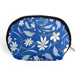 Folk Flowers Pattern Accessory Pouch (medium) by Eskimos