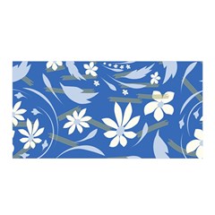 Folk Flowers Pattern Satin Wrap by Eskimos