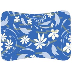 Folk Flowers Pattern Velour Seat Head Rest Cushion by Eskimos