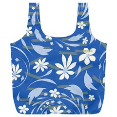 Folk Flowers Pattern Full Print Recycle Bag (xxxl) by Eskimos