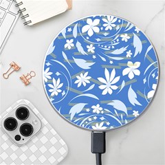 Folk Flowers Pattern Wireless Charger by Eskimos