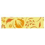 Folk flowers pattern Satin Scarf (Oblong) Front