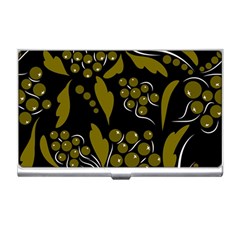 Folk Flowers Pattern  Business Card Holder by Eskimos