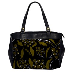 Folk Flowers Pattern  Oversize Office Handbag by Eskimos