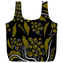 Folk Flowers Pattern  Full Print Recycle Bag (xxxl) by Eskimos