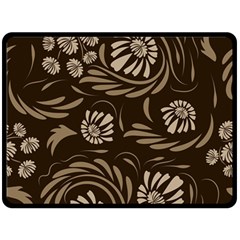 Folk Flowers Pattern  Fleece Blanket (large)  by Eskimos