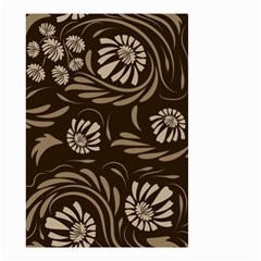 Folk Flowers Pattern  Small Garden Flag (two Sides)