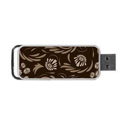 Folk Flowers Pattern  Portable Usb Flash (one Side) by Eskimos