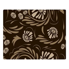 Folk Flowers Pattern  Double Sided Flano Blanket (large)  by Eskimos