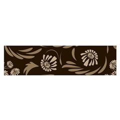 Folk Flowers Pattern  Satin Scarf (oblong) by Eskimos