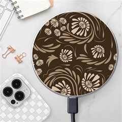 Folk Flowers Pattern  Wireless Charger