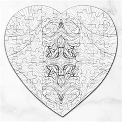 Mono Repeats I Jigsaw Puzzle (heart)