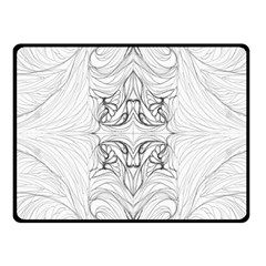 Mono Repeats I Fleece Blanket (small) by kaleidomarblingart