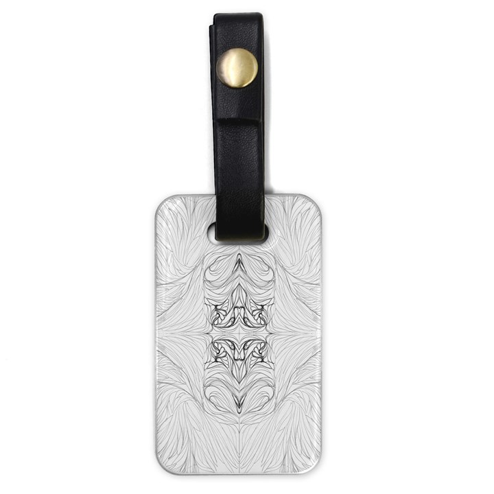 Mono Repeats I Luggage Tag (one side)