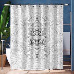 Mono Repeats I Shower Curtain 60  X 72  (medium) 