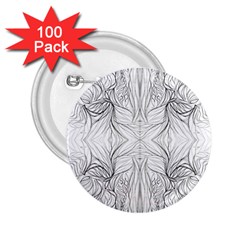 Mono Disegno Repeats 2 25  Buttons (100 Pack) 