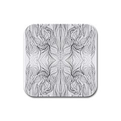 Mono Disegno Repeats Rubber Square Coaster (4 Pack) 