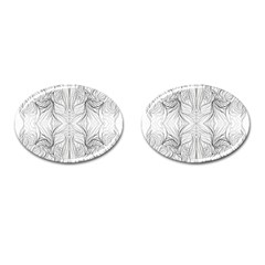 Mono Disegno Repeats Cufflinks (oval)