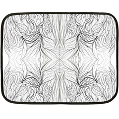 Mono Disegno Repeats Double Sided Fleece Blanket (mini)  by kaleidomarblingart