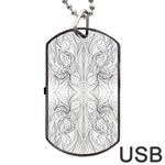 Mono Disegno Repeats Dog Tag USB Flash (One Side) Front