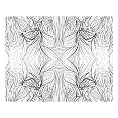 Mono Disegno Repeats Double Sided Flano Blanket (large)  by kaleidomarblingart