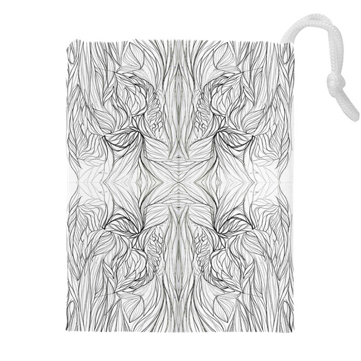 Mono Disegno Repeats Drawstring Pouch (5XL)