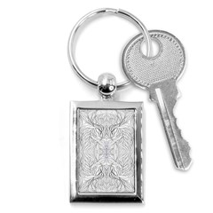 Mono Repeats Iii Key Chain (rectangle)