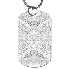 Mono Repeats Iii Dog Tag (two Sides) by kaleidomarblingart